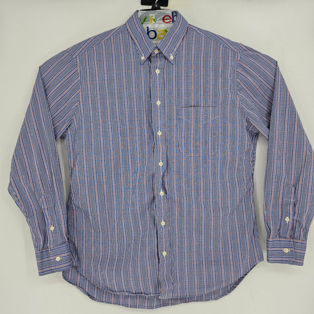 Gitman Bros Shirt Mens Extra Large Button Down Multicolor Striped Casual